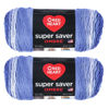 Picture of Red Heart Super Saver Jumbo Baja Blue Ombre Yarn - 2 Pack of 283g/10oz - Acrylic - 4 Medium (Worsted) - 482 Yards - Knitting/Crochet