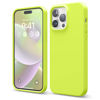 Picture of elago Compatible with iPhone 14 Pro Max Case, Liquid Silicone Case, Full Body Protective Cover, Shockproof, Slim Phone Case, Anti-Scratch Soft Microfiber Lining, 6.7 inch (Neon Yellow)