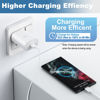 Picture of Type C Charger Fast Charging, 25W USB C Wall Charger Super Fast Charging Block with 3FT Android Phone Charger Cable for Samsung Galaxy S23 Ultra/S23/S23+/S22/S22 Ultra/S21/S21 Ultra/S20 Ultra, 2Pack