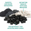 Picture of NATIONAL GEOGRAPHIC Rock Tumbler Refill Kit - Rock Tumbling Supplies including Rock Tumbler Grit and Polish Refill, Ceramic Media, GemFoam, 3 lbs Madagascar Rocks for Tumbling, Jewelry Accessories