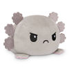 Picture of TeeTurtle - The Original Reversible Axolotl Plushie - Pink Sparkle + Gray - Cute Sensory Fidget Stuffed Animals That Show Your Mood