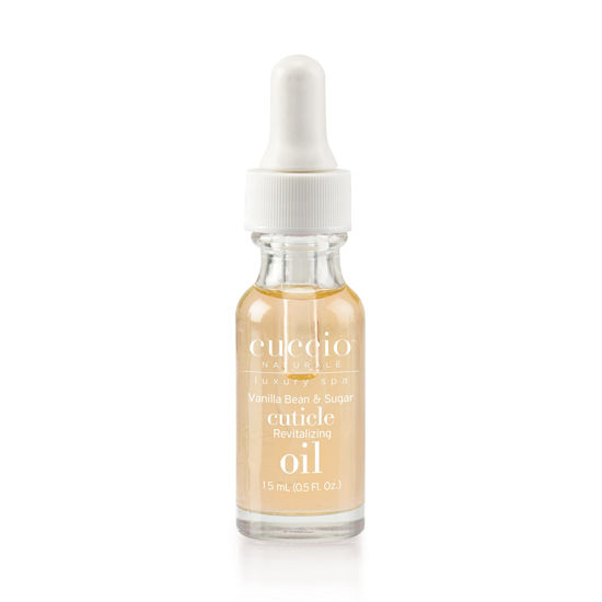 Picture of Cuccio Naturale Revitalizing Cuticle Oil - Hydrating Oil For Repaired Cuticles Overnight - Remedy For Damaged Skin And Thin Nails - Paraben And Cruelty-Free Formula - Vanilla Bean And Sugar - 0.5 Oz