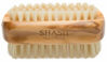 Picture of Since 1869 Hand Made in Germany - Natural 100% Natural Boar Bristle Nail Brush - Gently Removes Dirt and Grime for Clean Hands - Exfoliates Skin for Soft, Smooth Texture, Wood (Olive)