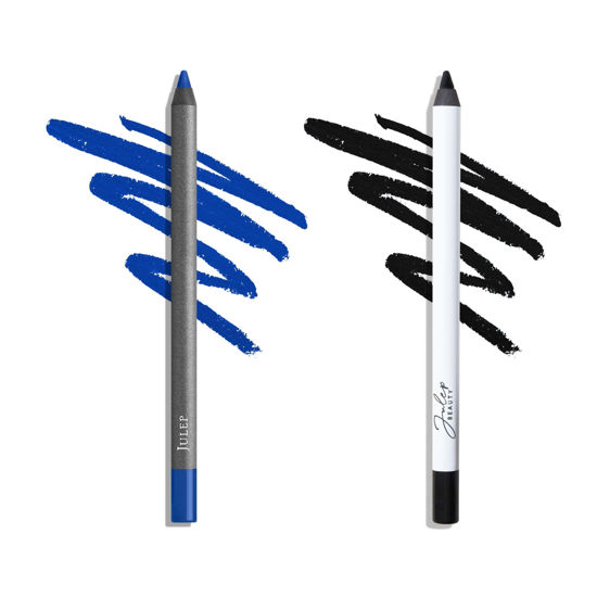 Picture of Julep When Pencil Met Gel Sharpenable Multi-Use Longwear Eyeliner Pencil - Ocean Blue & Blackest Black - Transfer-Proof - High Performance Liner Duo.