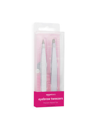 Picture of Amazon Basics Eyebrow Tweezers 2-Pack