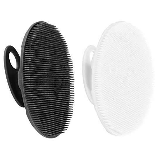 Soft Silicone Body Cleansing Brush Shower Scrubber, Gentle