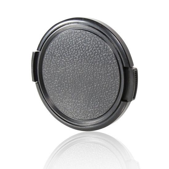 Picture of CamDesign Sides Pinch Snap-On Front Lens Cap/Cover Compatible with Canon, Nikon, Sony, Fujifilm Pentax All DSLR Lenses (77 MM)