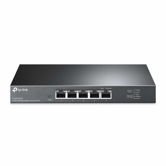 Picture of TP-Link TL-SG105-M2 | 5 Port Multi-Gigabit Unmanaged Network Switch, Ethernet Splitter | 2.5G Bandwidth | Plug & Play | Desktop/Wall-Mount | Fanless Metal Design | Limited Lifetime Protection