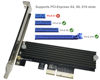 Picture of Bejavr M.2 NVME to PCIe 3.0/4.0 x4 Adapter, NVME/AHCI SSD to PCIe Expansion Card with Aluminum Heatsink Solution, Supports PCI-Express X4 X8 X16 Slots