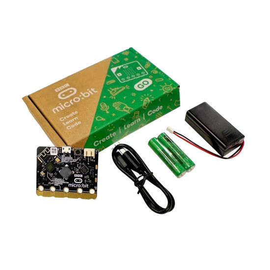 Picture of Microbit V2 Starter Kit, Official BBC Micro:bit Version, Built-in Speaker and Microphone. Support AI and Machine Learning