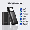 Picture of Light Meter Lux CCT CRI Flicker DUV Meter Illuminometer Meter Photometer Lighting Motion Sensor Bluetooth APP Light Tester Tool Rechargeable with Type-C