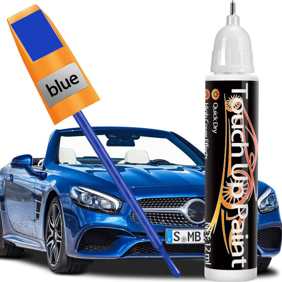 Picture of Blue Car Paint, Quick And Easy Touch Up Paint for Cars, Two-In-One Automotive Paint Scratch Repair for Vehicles, Car Touch Up Auto Paint for Erase Car Scratches, Car Scratch Remover for Deep Scratches