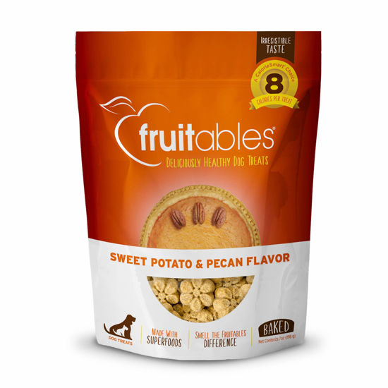 Picture of Fruitables Dog Treats Sweet Potato & Pecan Flavor, 7 oz