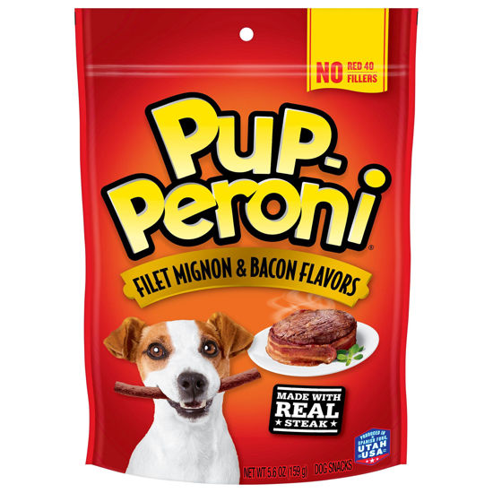 Picture of Pup-Peroni Filet Mignon & Bacon Flavor Dog Treats, 5.6 Ounce (Pack of 8)