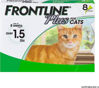 Picture of FRONTLINE Plus Flea and Tick Treatment for Cats Over 1.5 lbs., 8 Treatments