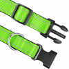 Picture of Joytale Reflective Dog Collar,Soft Neoprene Padded Breathable Nylon Pet Collar Adjustable for Medium Dogs,Green,M