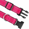 Picture of Joytale Reflective Dog Collar,Soft Neoprene Padded Breathable Nylon Pet Collar Adjustable for Extra Large Dogs,Hotpink,XL