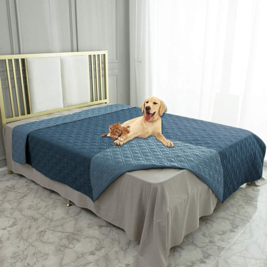 Picture of Ameritex Waterproof Dog Bed Cover Pet Blanket for Furniture Bed Couch Sofa Reversible