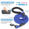 Picture of BAAPET 2/4/5/6 FT Dog Leash with Comfortable Padded Handle and Highly Reflective Threads for Small Medium and Large Dogs (6FT-1/2'', Navy Blue)