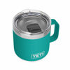 Picture of YETI Rambler 14 oz Mug, Vacuum Insulated, Stainless Steel with MagSlider Lid, Aquifer Blue