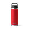 Picture of YETI Rambler 26 oz Bottle, Vacuum Insulated, Stainless Steel with Chug Cap, Rescue Red