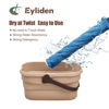 Picture of Eyliden Mop with 2 Reusable Heads, Easy Wringing Twist Mop, with 57.5 inch Long Handle, Wet Mops for Floor Cleaning, Commercial Household Clean Hardwood, Vinyl, Tile, and More