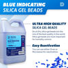 Picture of Dry & Dry [8 LBS] Blue Premium Indicating Silica Gel Beads(Industry Standard 3-5 mm) - Reusable Desiccant Beads Silica Gel Desiccant