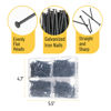 Picture of Mr. Pen- Nail Assortment Kit, 600 Pcs, 4 Sizes, Black, Small Nails, Nails for Hanging Pictures, Finishing Nails, Wall Nails for Hanging, Pin Nails, Hardware Nails, Assorted Nails, Galvanized Nails.