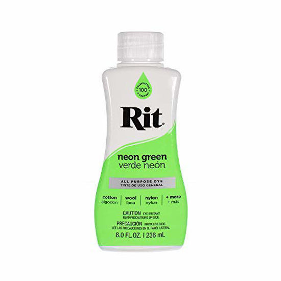 Picture of Rit Dye Liquid - Wide Selection of Colors - 8 Oz. (Neon Green)