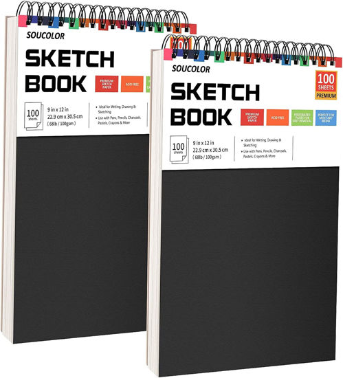 Askprints A5 Sketch book 50 Sheets Set of 2 - 5.8 x 8.3 Inch | Top Spiral-Bound  Sketchpad for Artists | Sketching and Drawing Acid Free Paper, for Doodling  Sketch Pad Price