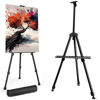 Picture of JNZYB Easel Stand for Painting - Art Easels for Adults Paint - Large Standing Metal Canvas Stand - Floor Adjustable Tall Drawing Easel Tripod