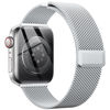 Picture of EPULY Compatible with Apple Watch Band 42mm 44mm 45mm 49mm 38mm 40mm 41mm,Stainless Steel Mesh Loop Magnetic Clasp for iWatch Bands Ultra Series 8 SE 7 6 5 4 3 2 1 Women Men-49mm/45mm/44mm/42mm Silver