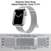 Picture of EPULY Compatible with Apple Watch Band 42mm 44mm 45mm 49mm 38mm 40mm 41mm,Stainless Steel Mesh Loop Magnetic Clasp for iWatch Bands Ultra Series 8 SE 7 6 5 4 3 2 1 Women Men-49mm/45mm/44mm/42mm Silver