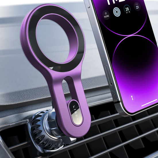 Picture of LISEN for MagSafe Car Mount, Car Phone Holder Mount, Purple