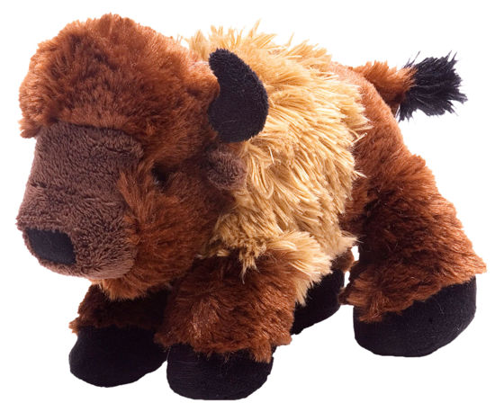 Picture of Wild Republic Bison Plush, Stuffed Animal, Plush Toy, Gifts for Kids, Hug’Ems 7"