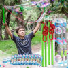 Picture of WOWMAZING Giant Bubble Kit: Family Pack (14-Piece Set) Best Value - Big Bubbles kit Including Big Bubble Wand and Giant Bubble Solution Concentrate. Makes 3 Gallon of Large Bubbles-Family Kit