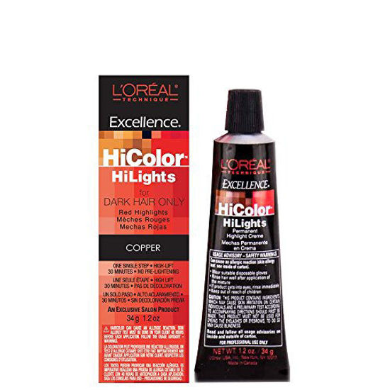 Picture of L'oreal Excellence Hicolor, Copper Highlights, 1.2 ounce