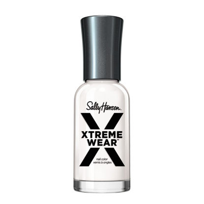 Picture of Sally Hansen Xtreme Wear Nail Polish, Streak-Free, Shiny Finish, Long-Lasting Nail Color, White On, 0.4 Fl Oz (Pack of 1)