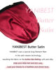 Picture of YANIBEST Silk Satin Bonnet Hair Wrap for Sleeping - Adjustable Stay on Silk Lined Slouchy Beanie Hat for Curly Hair and Braids Black-Wine