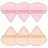 Picture of Pimoys 6 Pieces Powder Puff Face Triangle Makeup Sponge Soft Powder Puffs for Loose Powder Beauty Blender Foundation Sponge Setting Powder Puff Makeup Tool, Stocking Stuffers Gift for Women