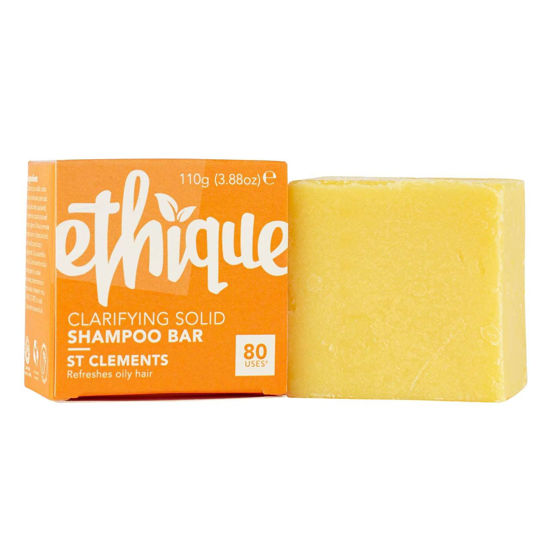 Picture of Ethique St Clements -Clarifying Solid Shampoo Bar for Oily Hair - Vegan, Eco-Friendly, Plastic-Free, Cruelty-Free, 3.88 oz (Pack of 1)