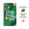 Picture of FACETORY Soothe Me Tea Tree 2-Step Sheet Mask with Tea Tree Oil and Chamomile Extract - For Acne Prone Skin - Soothing, Hydrating, Calming, and Balancing (Pack of 5)