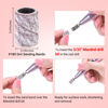 Picture of MelodySusie 100 Pcs Nail Drill Bits Sanding Bands for Nail Drill 180 Fine Grit Nail File Sanding Bands for Acrylic Nails Gel Manicures and Pedicure