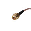 Picture of DHT Electronics Handheld Antenna Cable SMA Male to UHF SO-239 Female Connectors 6'' Pack of 2 for Amplifier