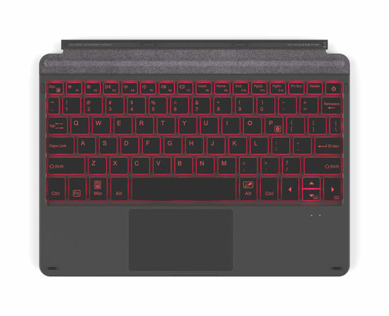 Picture of Inateck Surface Go Keyboard, Bluetooth 5.1, 7-Color Backlight, Compatible with Surface Go 1 and Go 2 (2020 New), KB02009 Black