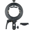 Picture of Godox S2 Bracket S-Type Bowens Mount Holder for Godox AD200 AD200Pro AD400Pro V1 V860II V860III V850II TT685 TT600 TT350 and Other Flashes Speedlite Snoot Softbox Honeycomb Reflector Beauty Dish