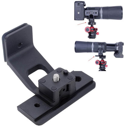 Picture of iShoot Lens Collar Foot Stand Tripod Mount Ring Base Compatible with Canon RF 600mm f/11 is STM & RF 800mm f/11 is STM, Support Vertical Shoot, with 2 x Arca-Swiss Fit Quick Release Plate Dovetail