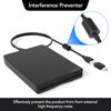 Picture of Yaeonku 3.5" USB &Type C External Floppy Disk Drive Portable 1.44 MB FDD for PC Windows 2000/XP/Vista/7/8/10/11