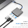 Picture of USB C to HDMI Multiport Adapter with Charging Port, HDMI to USB C Hub Adapter for Monitor to Laptop, USB-C to USB 3.0 Adapter 10Gbps, USBC HDMI Adapter 4K Converter for Mac iPad pro MacBook Chromebook