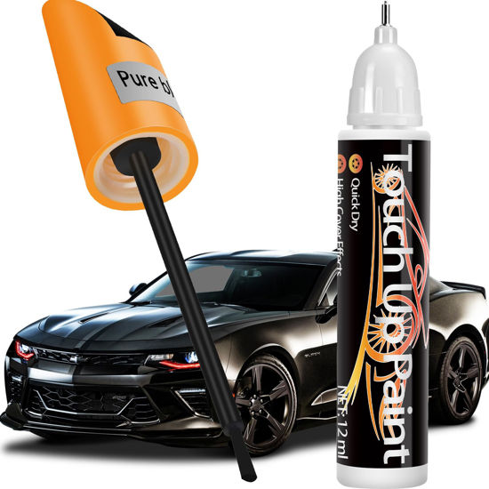 Picture of Black Touch Up Paint for Cars, Quick And Easy Car Scratch Remover for Deep Scratches，Two-In-One Automotive Car Paint Scratch Repair for Vehicles, Touch Up Auto Paint for Erase Car Scratches, Car Care